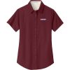Burgundy / Light Stone