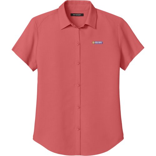 Ladies Short Sleeve UV Dockside Shirt