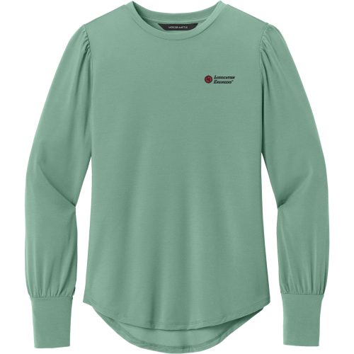 Mercer+Mettle Ladies Stretch Jersey Long Sleeve Blouson Top