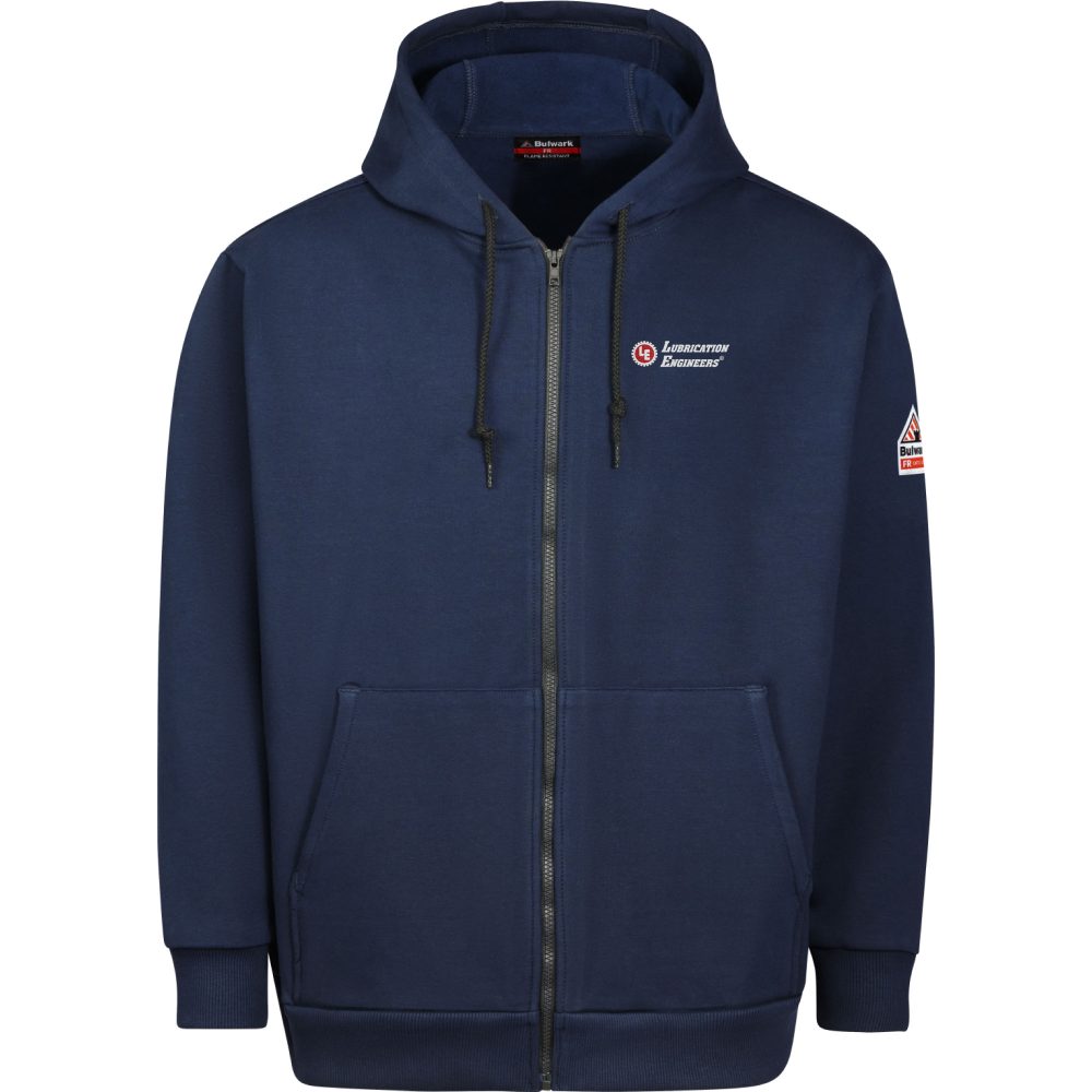 Bulwark Fleece FR Zip-Front Hooded Sweatshirt