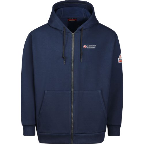Bulwark Fleece FR Zip-Front Hooded Sweatshirt