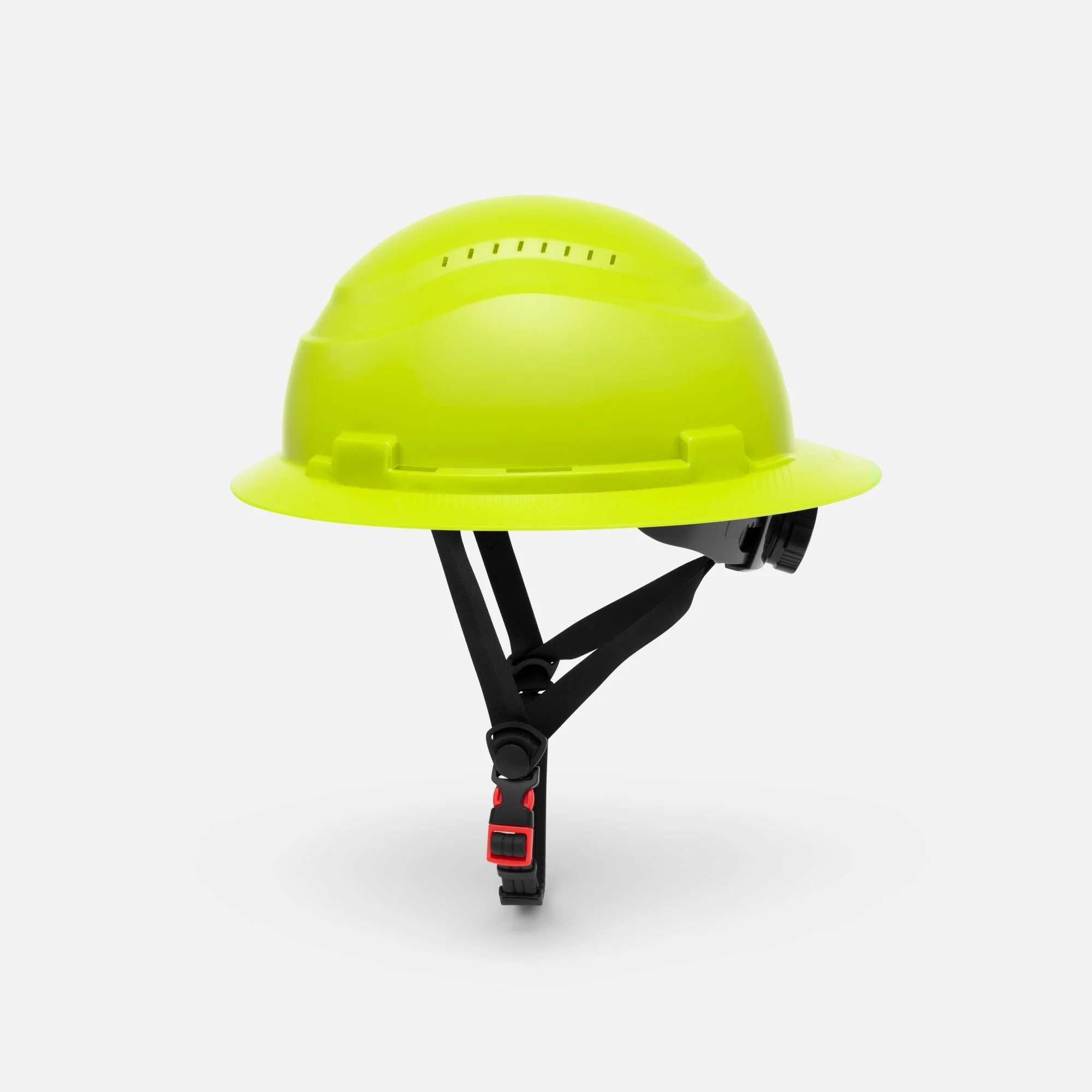 Ironwear Type 2 Class C Vented Full Brim Safety Helmet w/ Chin Strap - Image 4