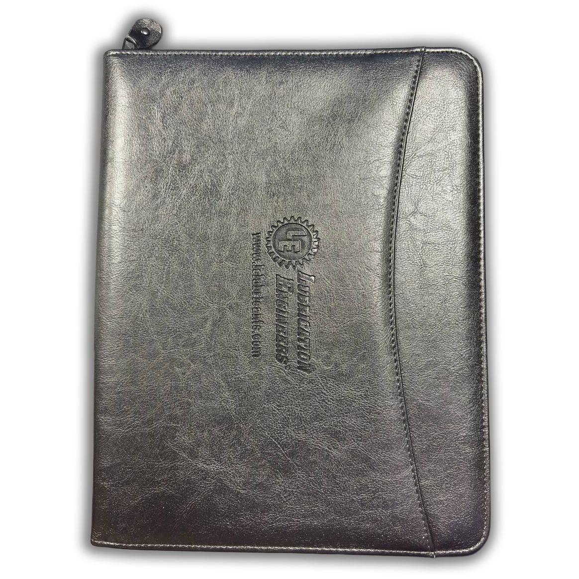 LE Zipper Leather Portfolio
